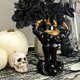thumbnail image 5 of Portavelas Decoraciones De Halloween Candelabro Gótico Con Cabeza Esqueleto De Resina Decoración Para La Mesa Del Hogar, 5 of 7