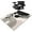 Modern Boho Chair Mat 8, variant on Office Chair Mat for Hardwood & Tile Floor 36"x48",White Black Boho Aesthetic Abstract Tropical Leaves Computer Rolling Chair Mat Carpet Under Desk Non Slip Gaming Rug Low-Pile Large Protector Mat
