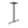 thumbnail image 2 of Flash Furniture 5'' x 22'' Restaurant Indoor/Outdoor Table T-Base with 3'' Dia. Table Height Column, Silver, 2 of 9