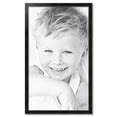thumbnail image 2 of ArtToFrames 28" x 48" Honors Black with Silver Picture Frame, 28x48 inch Black Wood Poster Frame (WOM-5157),  Pack, 2 of 7