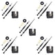 thumbnail image 1 of Naiovety 11 Pieces High Long No Movement Ticking Kit Clock Installment Flexible Easy Repair Wall DIY Tools Plastic Clock Type5 NO5, 1 of 6