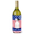 thumbnail image 1 of Caroline's Treasures BB3109LITERK Patriotic USA White Boxer Cooper Botella de vino Hugger cold-drinks-koozies, 750 ml, Multicolor Caroline's Treasures BB3109LITERK, 1 of 1