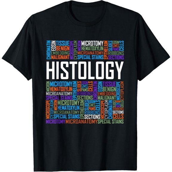 Histology Words Histologist Technician Gift T-Shirt