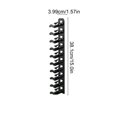 thumbnail image 3 of Cevemin Wall Mount Metal Baseball Cap Organizer Rack Holds Up To 10 Hats, Vertical Hat Storage Holder for Closet Bedroom Door, 3 of 6