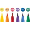 thumbnail image 2 of Faber-Castell Pitt Artist Pens - Set of 6, Color Wheel Colors, Brush Nib, 2 of 3