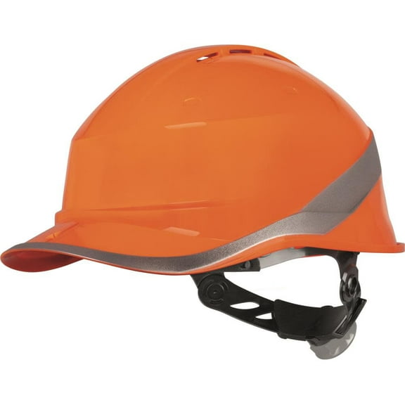 Erb Diamond Vented Abs Safety Helmet Orange