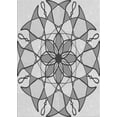 thumbnail image 1 of Ahgly Company Machine Washable Indoor Rectangle Transitional Platinum Gray Area Rugs, 2' x 3', 1 of 7