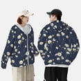 thumbnail image 6 of Haiem Daisies Flowers UPF 50+ Fishing Shirts for Men Long Sleeve UV Sun Protection Hoodie Non-Mask Outdoor Hiking Shirts, 6 of 9
