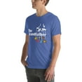 thumbnail image 4 of The Grandfather Men's t-shirt  True Royal Blue Heather , Size Small, 4 of 6