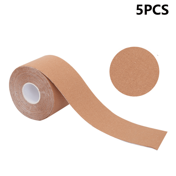 BESTSKY 5Pcs Kinesiology Tape,Ligament Support Turf Tape,Face Tape Kinesiology Tape,Style 1