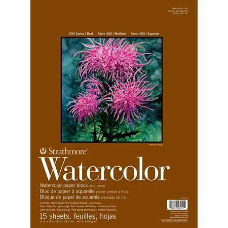 UPC 012017472114 product image for Dixon Tic/ Strathmore 47211 Watercolor Block Cold Press Bound 4 Sides 15 Sheets  | upcitemdb.com