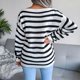 thumbnail image 1 of Jersey de rayas de otoño para mujer, Top de rayas de otoño para mujer Top de rayas de otoño para mujer Top de rayas de manga larga Construcción resistente, 1 of 9