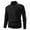 Black, variant on ZUKMRJPC Men's Quarter Zip Sweaters Long Sleeve Patchwork Slim Fit Lightweight Mock Neck Pullover Sweaters Casual Knit Texture Warm Tops