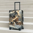 thumbnail image 4 of Salouo Wolf Family Winter Wonderland Pattern Travel Dust-proof Suitcase Cover, Softside Suitcase Protector Luggage Cover Protector for 18-32inch ,Not Included Suitcase, 4 of 8