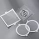 thumbnail image 2 of Ounissouiy 40x Blanco Di adiós a los desagües obstruidos Colector de pelo pegajoso Drenaje Colector de pelo Tapa del fregadero del baño Juegos de accesorios de baño, 2 of 6
