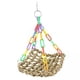 thumbnail image 1 of Percha de pie,Pájaro loro perca escalada hamaca jaula nido,Juguete para jaula de pájaros,juguete para perca de loro,juguete colgante,Colchoneta para tumbonas para loros,juguete para 2 piezas, 1 of 8