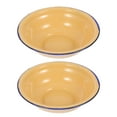 thumbnail image 6 of Raindrops Vintage Chinese Enameled Bowls for Pasta Salad Rice 2Pcs, 6 of 6