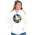 thumbnail image 4 of NASA Retro Vintage Space Shuttle Cool Unisex Plus Size Zip Hoodie Brisco Brands 2X, 4 of 5