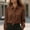 Coffee women's satin blouse a1, variant on thefmos Women's Fall Winter Collared Long Sleeve Tie Front Satin Blouse Elegant Dressy Casual Business Work Tops Solid Comfy Office Shirt, Mint Green M