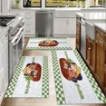 thumbnail image 6 of Kitchen Rugs Sets 3 Piece with Runner Floral Kitchen Floor Mat Carpet Farmhouse Rugs and Mats Non Skid Washable Runner Rug for Kitchen Office Sink Laundry, 6 of 12