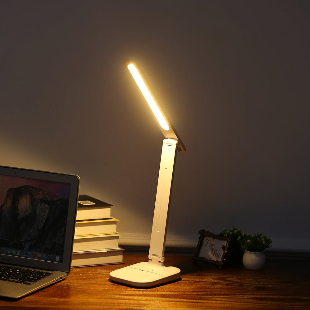 LED Table Lamp for Study Adjustable Desk Lamps with 3 Lighting Modes