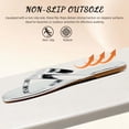 thumbnail image 5 of Flip Flops for Women Thong Flat Sandals Lightweight Minimalist Non-Slip Memory Foam Sole Open Toe Casual Vacation Daily Essentials Classic Beach Slippers, 5 of 7