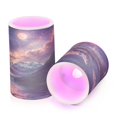 thumbnail image 7 of Yayeee Flameless Candles with Remote Flickering Battery Operated Multi Color Changing, Ethereal Mountain, 7 of 7