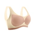 thumbnail image 3 of Dwellite Seamless Bra for Women Breathable Liftup Bra Lightly Sports Bra Underwear Complexion 42, 3 of 5