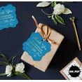 thumbnail image 6 of Inkdotpot Pack Of 50 Thank You For Celebrating The Mother To Be Baby Shower Paper Tags DIY Craft Bracket Shape Real Gold Foil Hang Tags, 6 of 7