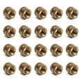 thumbnail image 1 of HUGFEGWE M6x6mm Female Thread Knurled Nuts Hx8mm OD Brass Threaded Insert Embedment Nuts Hydraulic Welded Joint Injection Molding Assortment Kit for 3D Printing Injection Molding 20PCS CJB91-24992, 1 of 4