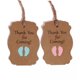 thumbnail image 5 of unbranded 100Ud Tarjetas Para Baby Shower Color Café En Papel Kraft Para Decorar Regalos Y, 5 of 8