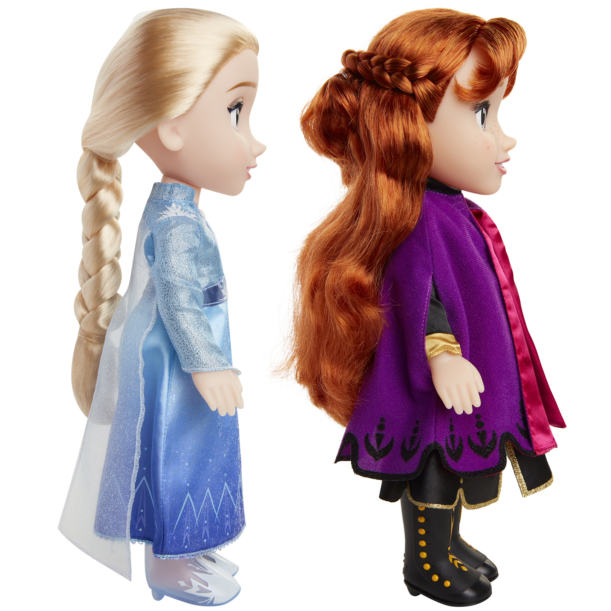 Disney Princess Anna and Elsa 14 Inch Singing Sisters Feature Fashion Doll 2 Pack - image 4 of 12