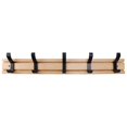 thumbnail image 1 of 2 piezas de muebles de dormitorio de estilo nórdico de moda, perchero, ganchos para colgar ropa, armario de sala de estar, madera negra, 1 of 1