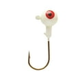 thumbnail image 4 of (2 pack) Eagle Claw Ball Head Fishing Jig, Glow, 1/4 oz., 10 Count, 4 of 8