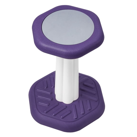 Wobble Chair, Active Chair with Sponge Cushion, Wobble Stool Improves Focus, Posture and Calm Children, Ideal for Schools and Home, Age 7-14, Purple