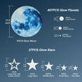 Glow in The Dark Stars and Moon for Ceiling, 435 Pcs 3D Star Stickers