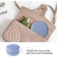 thumbnail image 3 of GHSDFBB Velvet Jewelry Travel Case, Small Travel Jewelry Box, Portable Travel Jewelry Organizer Box for Earrings Bracelets Rings Necklace (blue), 2-layer, 3 of 7