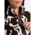 thumbnail image 4 of No Boundaries Plush Half-Zip Pullover, Women's and Plus, 4 of 5