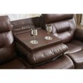 thumbnail image 3 of Miekor Furniture Genuine Leather Non-Power Reclining Sofa 99428, 3 of 8