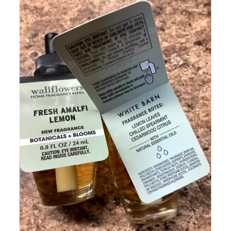 Bath and Body Works Fresh Amalfi Lemon Wallflowers Home Fragrance