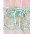 thumbnail image 2 of Teal Lingerie Daisy Ruffle Set, 2 of 5