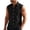 Black-05, variant on Rvwovn Men's Sleeveless Turn-Down Collar Button Down Shirt - Lightweight Relaxed Fit Casual Summer Vest Top