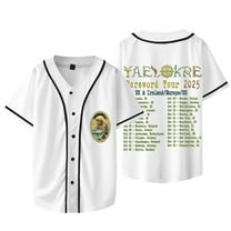 Yaelokre Foreword Tour Baseball Jacket Cosplay Unisex Fashion V-neck Short Sleeve T-shirts
