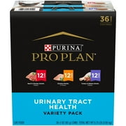 Purina Pro Plan Urinary Tract Cat Food Wet Variety Pack Chicken, Beef and Chicken, and Turkey and Giblets