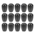 thumbnail image 1 of 20 pares de almohadillas de silicona para auriculares universales, cómodas y de repuesto, color negro, 1 of 7