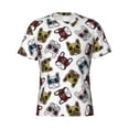 thumbnail image 3 of Naloa Bulldog Sunglasses Face Men's T-Shirt Sport T-shirt Men's Basic Tee Casual Men's Shirt, Round Neck, Short Sleeves - Medium, 3 of 5