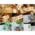 thumbnail image 4 of Cocina Baño Hotel Dispensador de jabón Montaje en pared Ventosa Champú Dispensador de ducha Dispensador de jabón de loción individual AweSitey JJ9771-00, 4 of 4