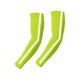 thumbnail image 2 of Mangas de brazo refrescantes, 1 par, con tira reflectante, unisex, ligeras, transpirables, multifuncionales, para golf, correr de noche, tenis. Amarillo Verde, 2 of 8