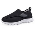 thumbnail image 2 of Ligeras para Edema Zapatos Ortopédicos Sin Cordones Anchos Hombres Diabéticos Con Cierre Ajustable Antideslizantes Fascitis Plantar, 2 of 9