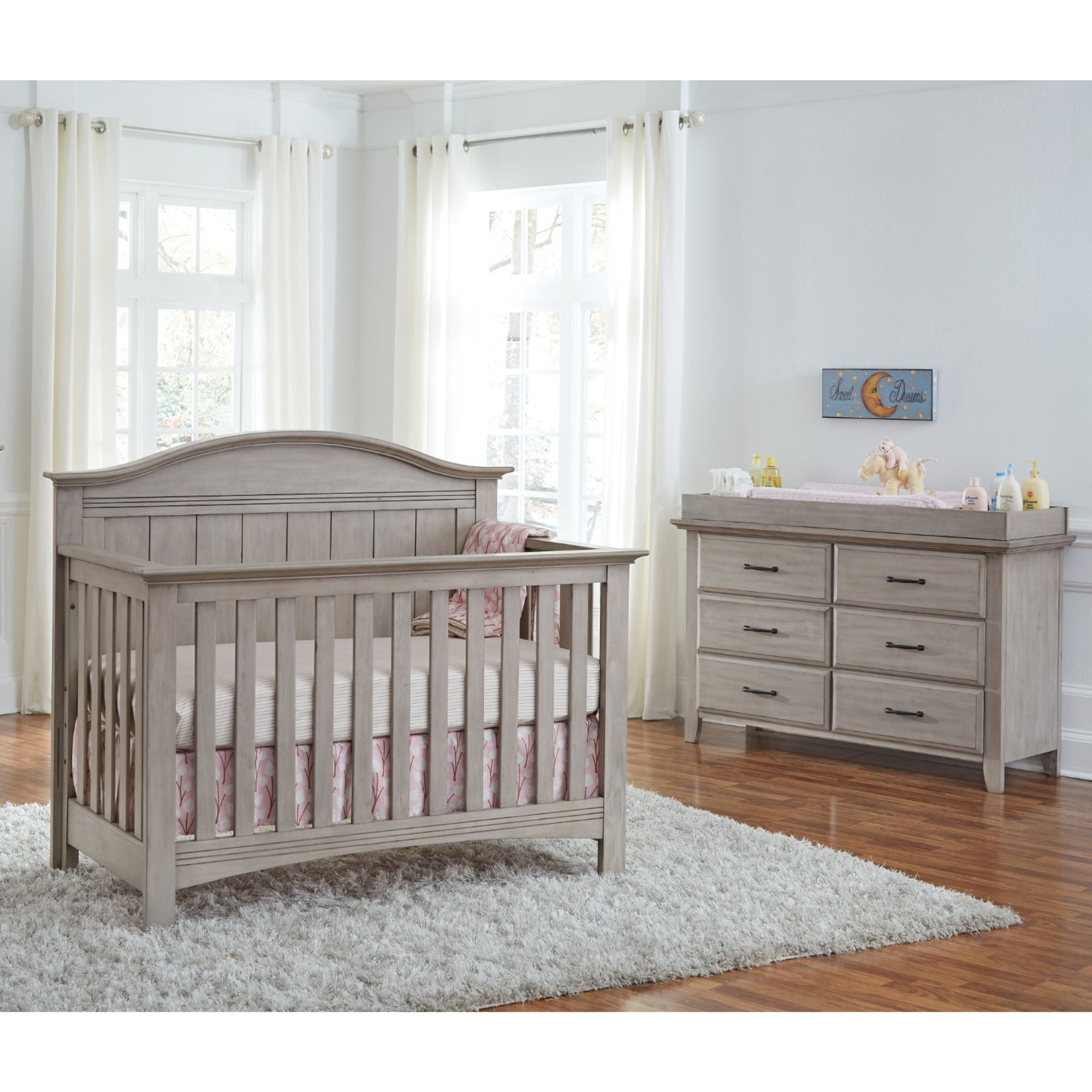 Soho Baby Sheridan Changing Topper, Stone Wash
